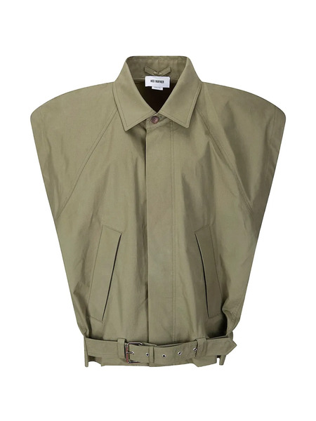  Hed Mayner Caban Belt Jacket - Green 
