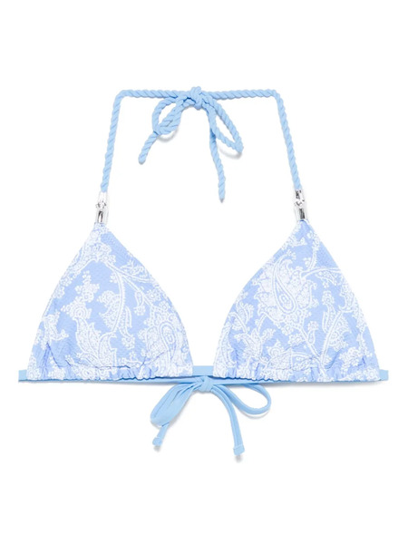  Heidi Klein Playa Paraiso Bikini Top - Blue 