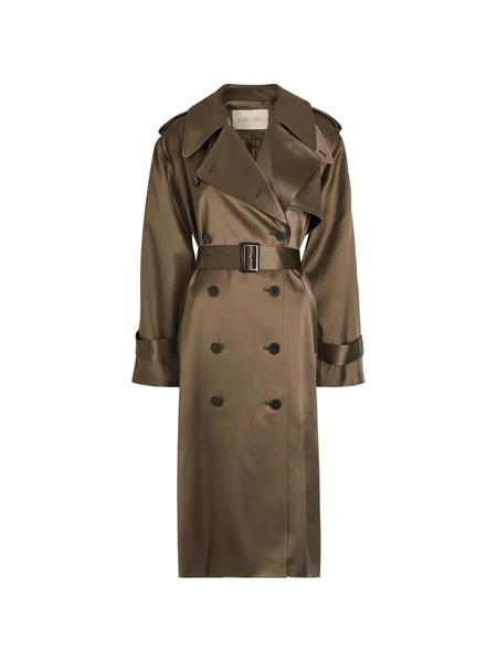  Heirlome Maggie Belted Double-breasted Coat - Brown 