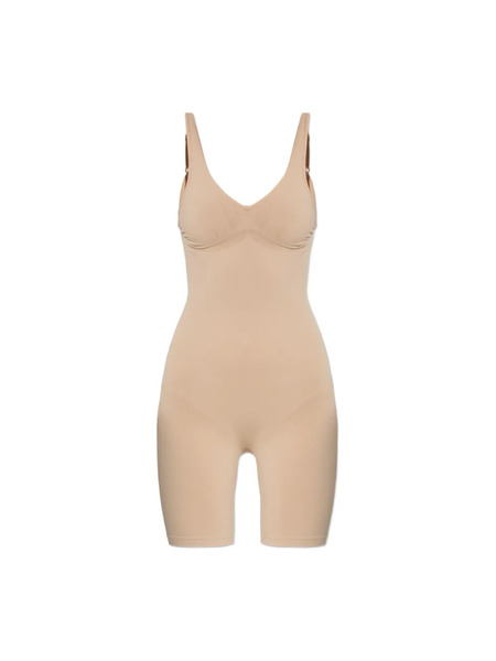  Heist V-neck Bodysuit - Neutrals 