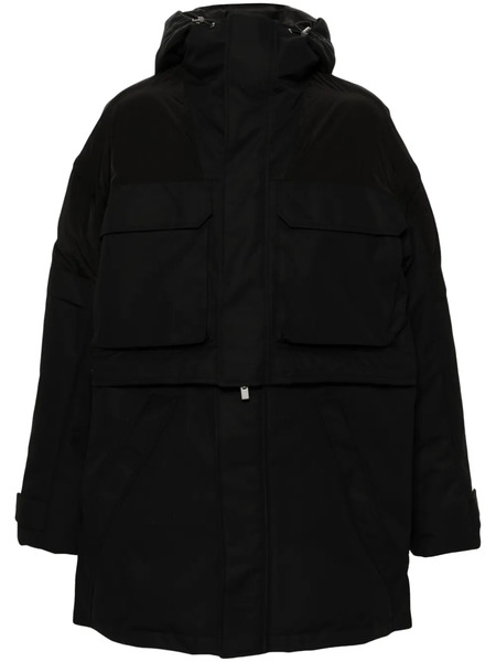  Heliot Emil Elementary Parka Coat - Black 