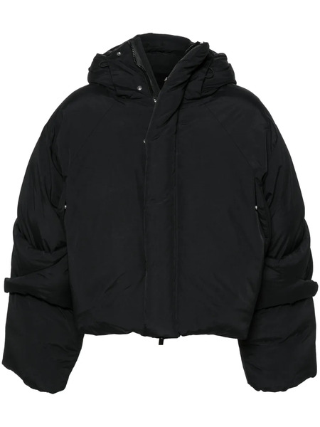  Heliot Emil Hooded Puffer Jacket - Black 