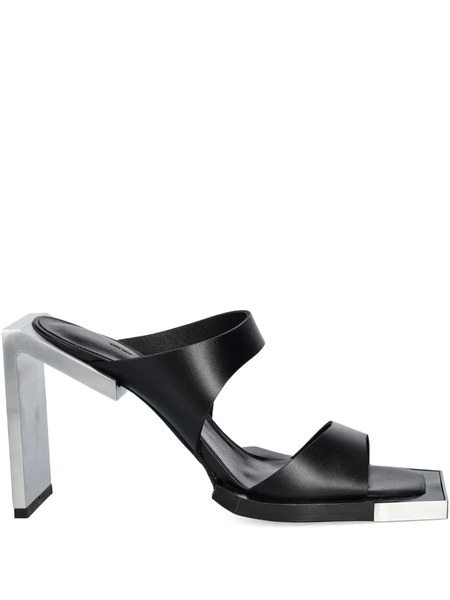  Heliot Emil 100mm Leather Sandals - Black 