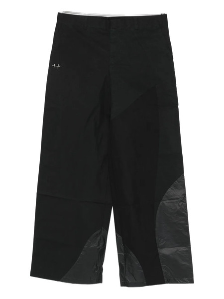  Heliot Emil Panelled Trousers - Black 