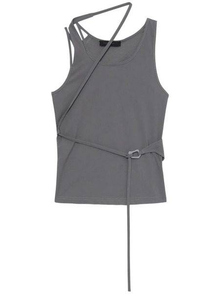  Heliot Emil Strap-detail Draped Top - Green 