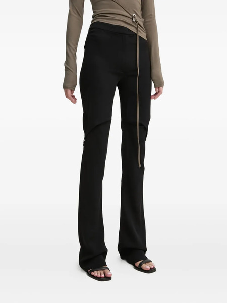  Heliot Emil Strap-detail Trousers - Black 