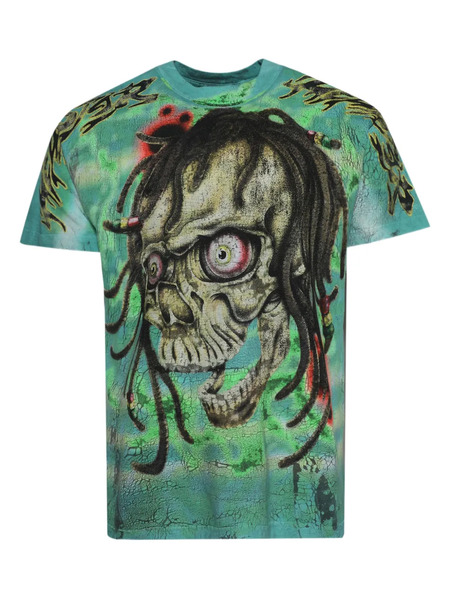  Hellstar Graphic-print T-shirt - Green 