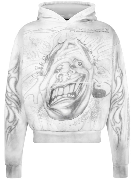  Hellstar Hstar Records white Hoodie 