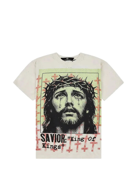  Hellstar Lettering Graphic T-shirt - White 