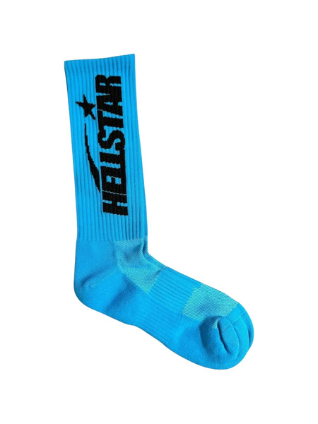  Hellstar Logo Socks - Blue 