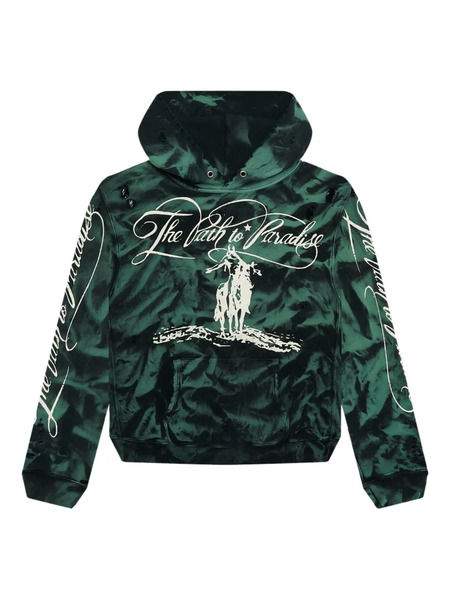  Hellstar Marble Paradise Hoodie - Green 