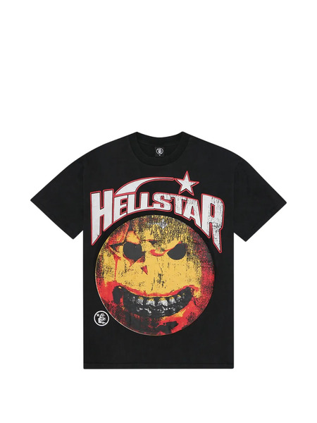  Hellstar Smile Graphic T-shirt - Black 