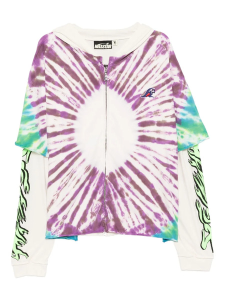  Hellstar Tie-dye Hoodie - Purple 