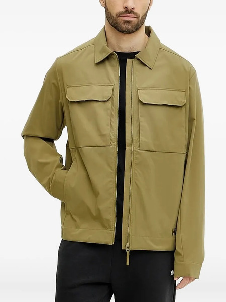 Helly Hansen Embroidered-logo Zip-front Jacket - Green 