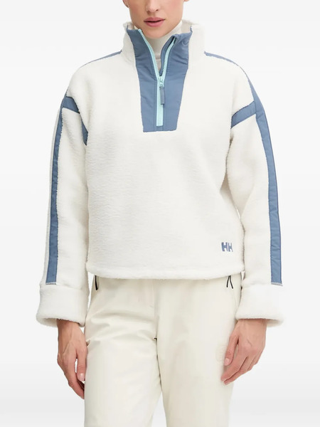  Helly Hansen Zip Stripe Top - White 