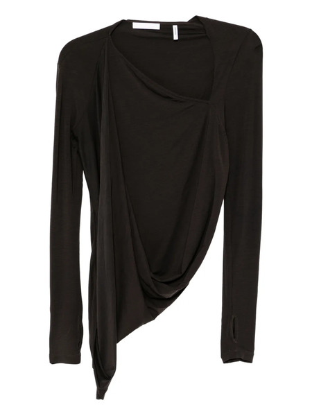  Helmut Lang Asymmetric Top - Brown 