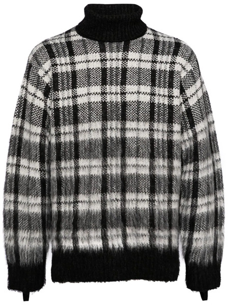  Helmut Lang Brushed Turtleneck Sweater - Black 
