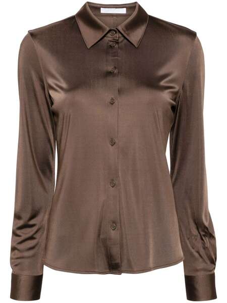  Helmut Lang Button-up Shirt - Brown 