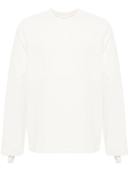  Helmut Lang Crew-neck Cotton Jumper - Neutrals 