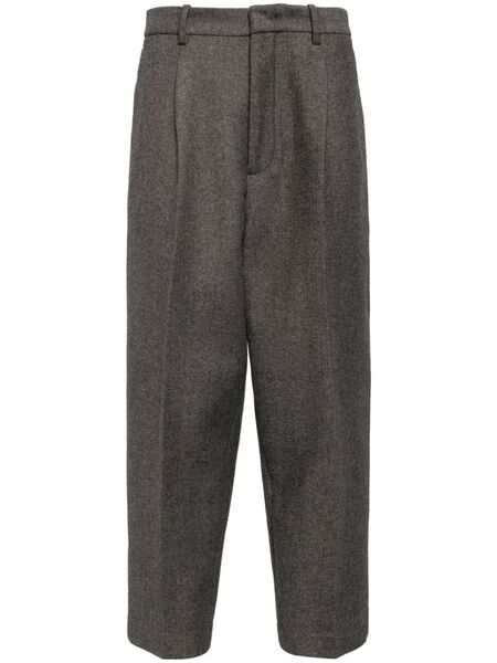  Helmut Lang Cropped Zoot Pants - Grey 
