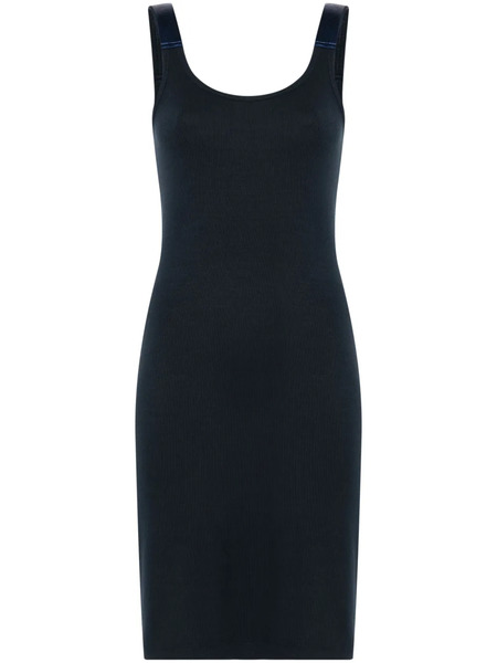  Helmut Lang Fine-ribbed Mini Dress - Blue 