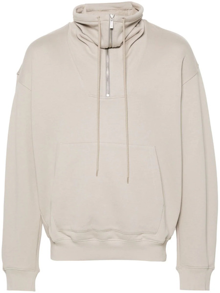  Helmut Lang Funnel-neck Sweatshirt - Grey 