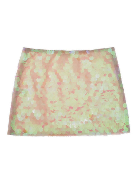  Helmut Lang Sequin Mini Skirt - Green 