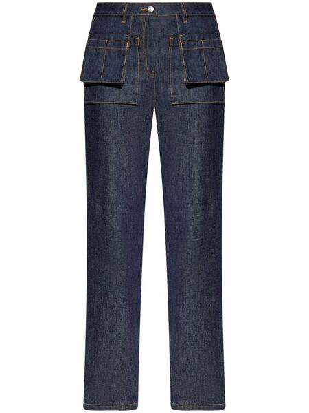  Helmut Lang Straight-leg Cotton Jeans - Blue 