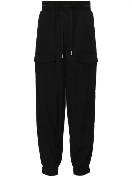  Helmut Lang Tapered Cargo Trousers - Black 