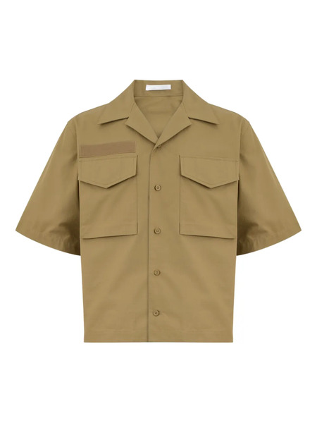  Helmut Lang Utility-pocket Short-sleeve Shirt - Green 