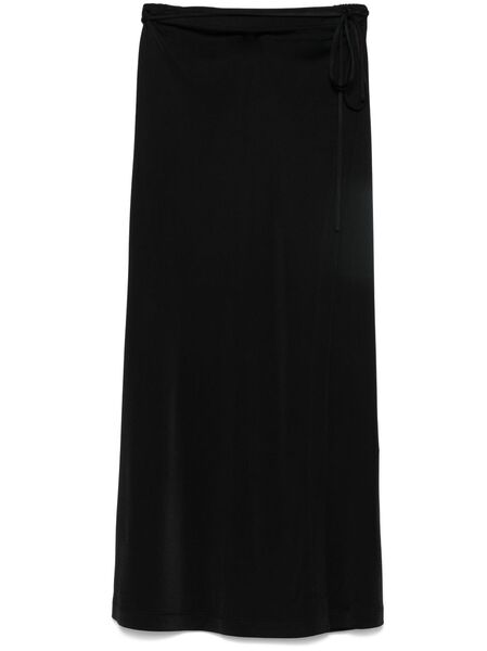  Helmut Lang Wrap Maxi Skirt - Black 