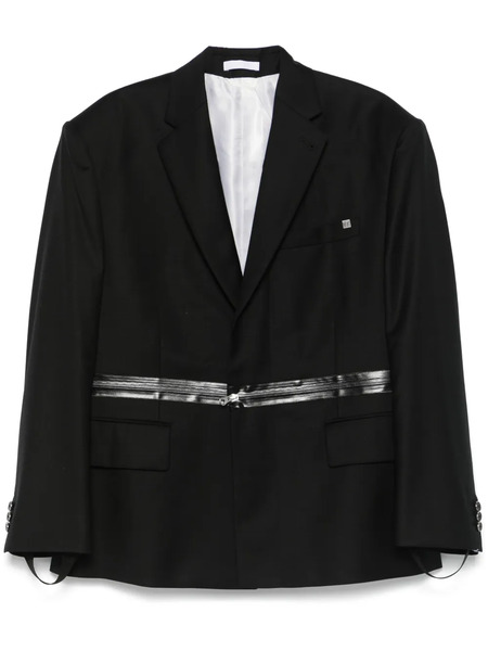  Helmut Lang Zip Driver Blazer - Black 