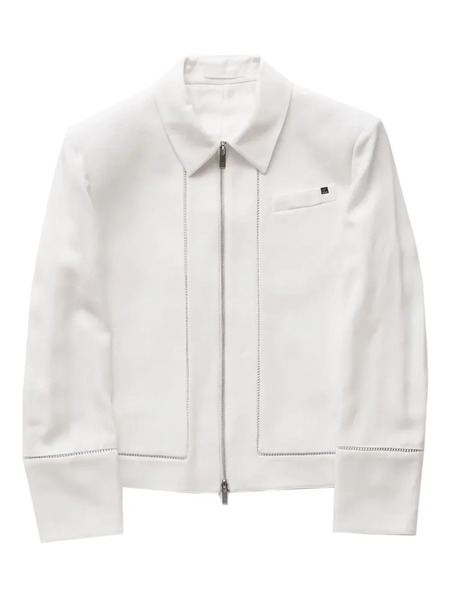  Helmut Lang Zip-up Bomber Jacket - White 