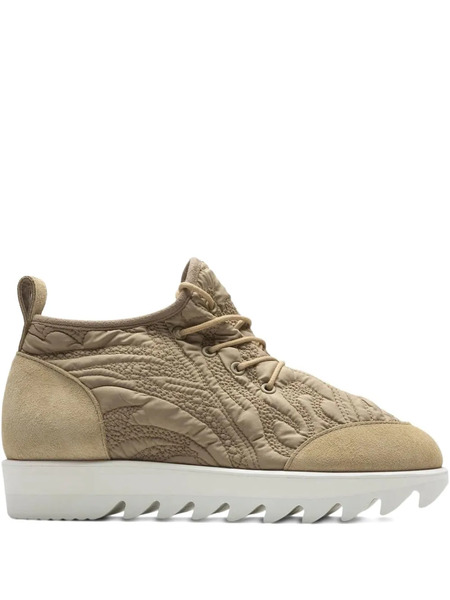  Hender Scheme Quilting Lace beige Sneakers - Brown 