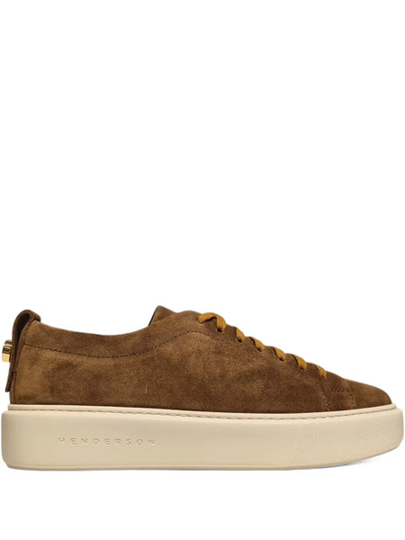  Henderson Baracco Suede Platform Sneakers - Brown 