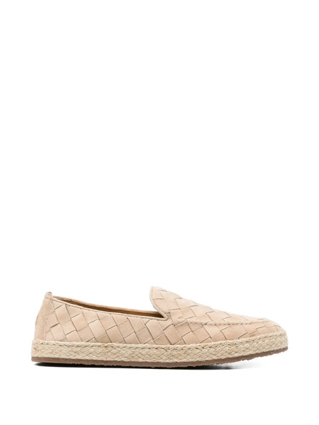  Henderson Baracco Tahiti Suede Flat Espadrilles - Neutrals 