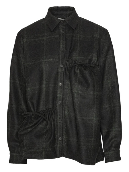  Henrik Vibskov Checked Shirt - Black 