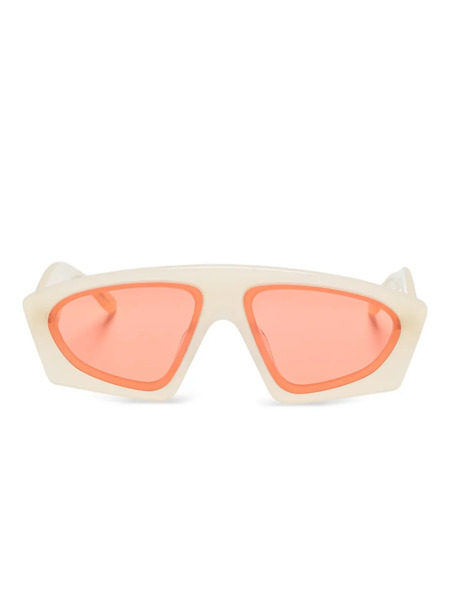  Henrik Vibskov Geometric-frame Sunglasses - Neutrals 