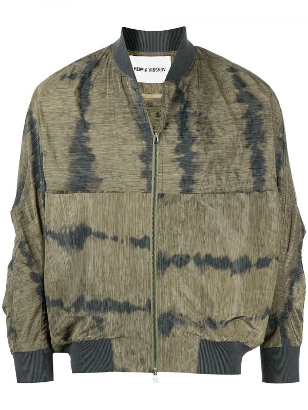  Henrik Vibskov Match Bomber Jacket - Green 