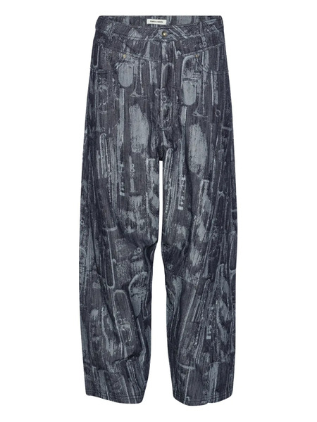  Henrik Vibskov Printed Jeans - Blue 