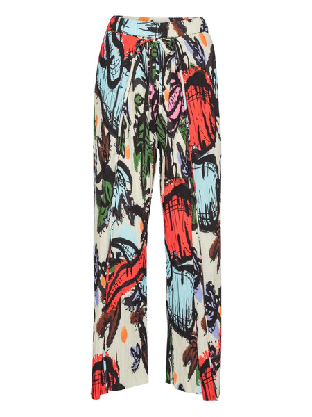  Henrik Vibskov Printed Pleated Trousers - Neutrals 