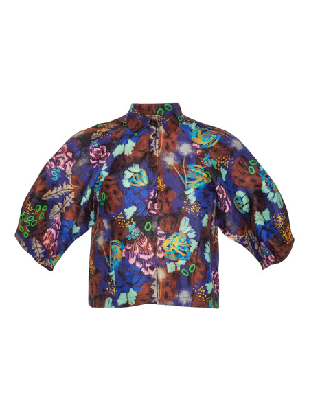  Henrik Vibskov Printed Shirt - Purple 