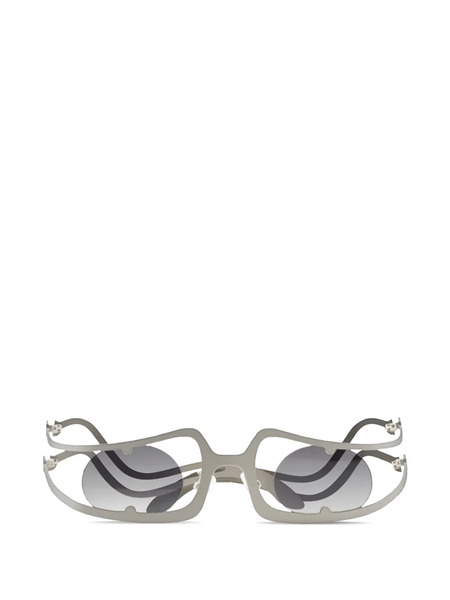  Henrik Vibskov Robyn Geometric-frame Sunglasses - Grey 