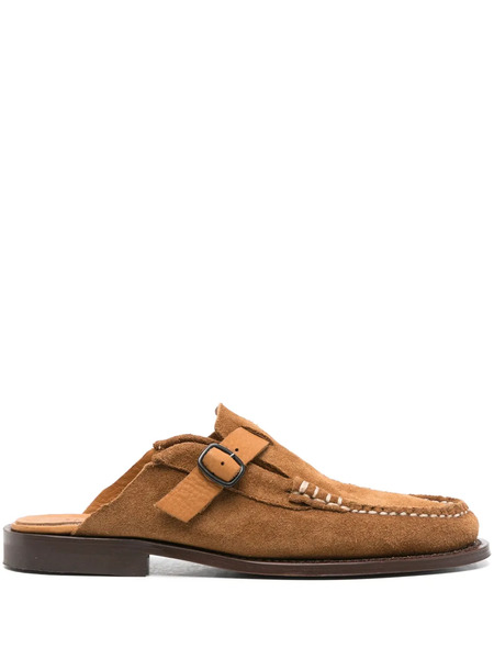  Hereu Barraca Suede Slippers - Brown 