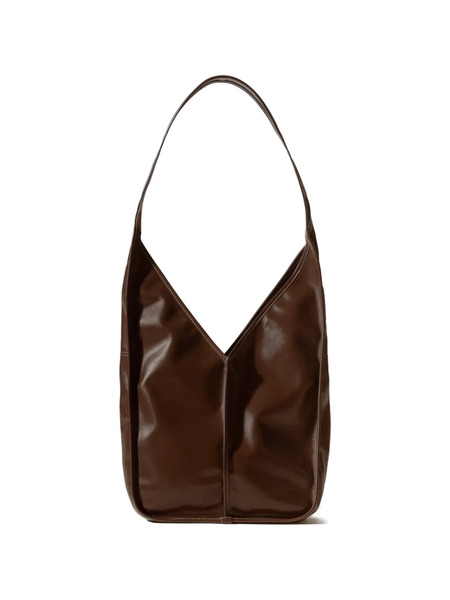  Hereu Calella Contrast-stitch Shoulder Bag - Brown 