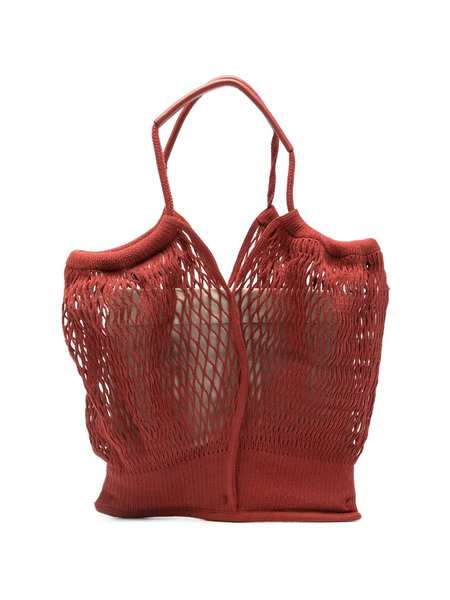  Hereu Hélène Net Tote Bag - Red 