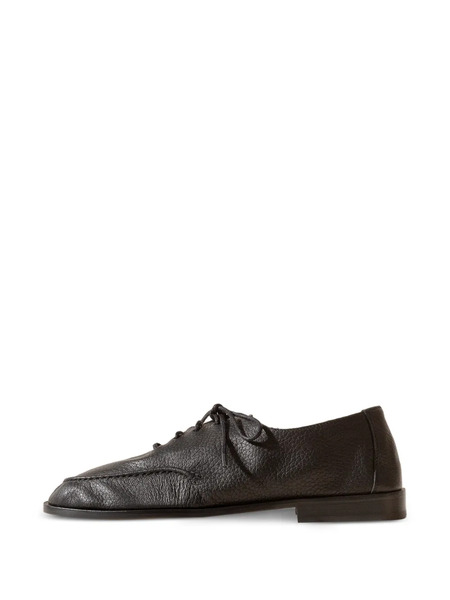  Hereu Juliol Lace-up Leather Loafers - Black 