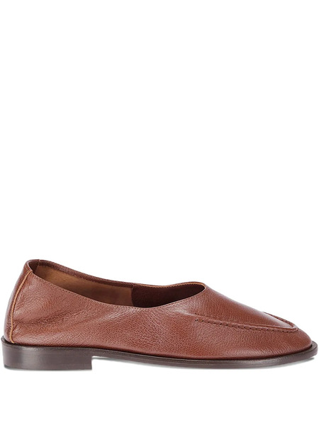  Hereu Juliol Winter Leather Loafers - Brown 