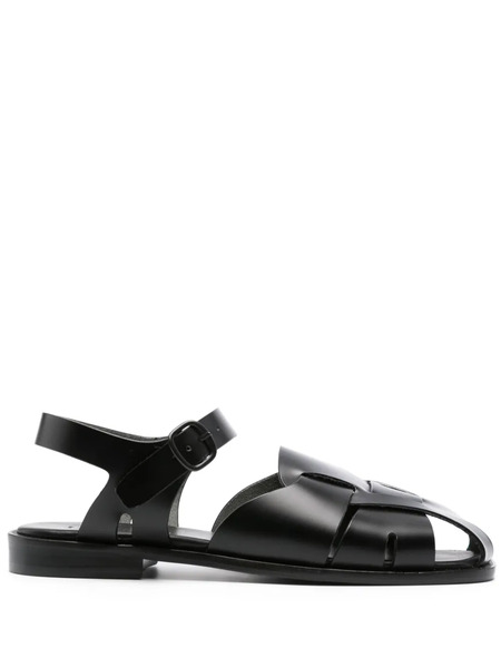  Hereu Pedra Leather Sandals - Black 
