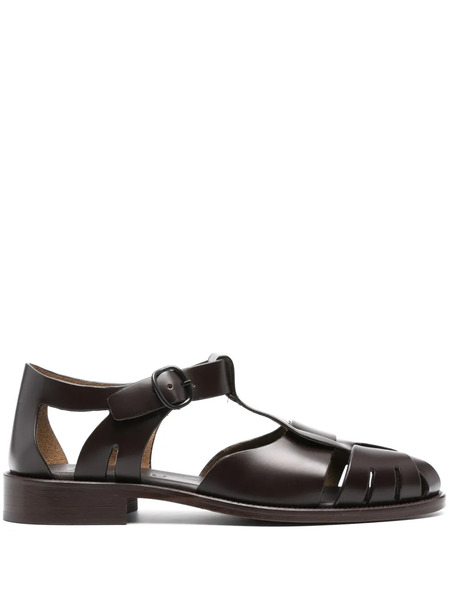  Hereu Pesca Leather Sandals - Brown 